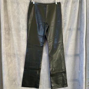 Cami International Womens 10 Tall, 100% Leather Straight Leg Pant